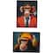 Multicolored Canvas Monkey Business Living Room Framed Wall Art Set